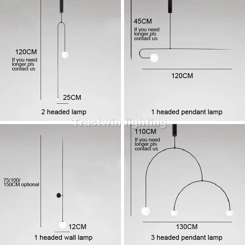 Дизайнерская креативная Люстра для комнаты светодиодный светильник в форме