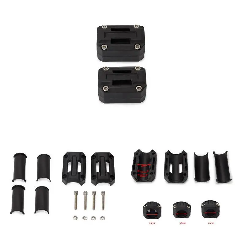 

New 2pcs Universal Motorcycle Engine Protective Block Bumper Guard Decor Block