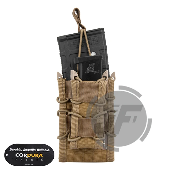 CB Emerson подсумок двухслойный модульный 5,56. 223& 9 мм подсумок MOLLE Mag Carrier - Цвет: CB