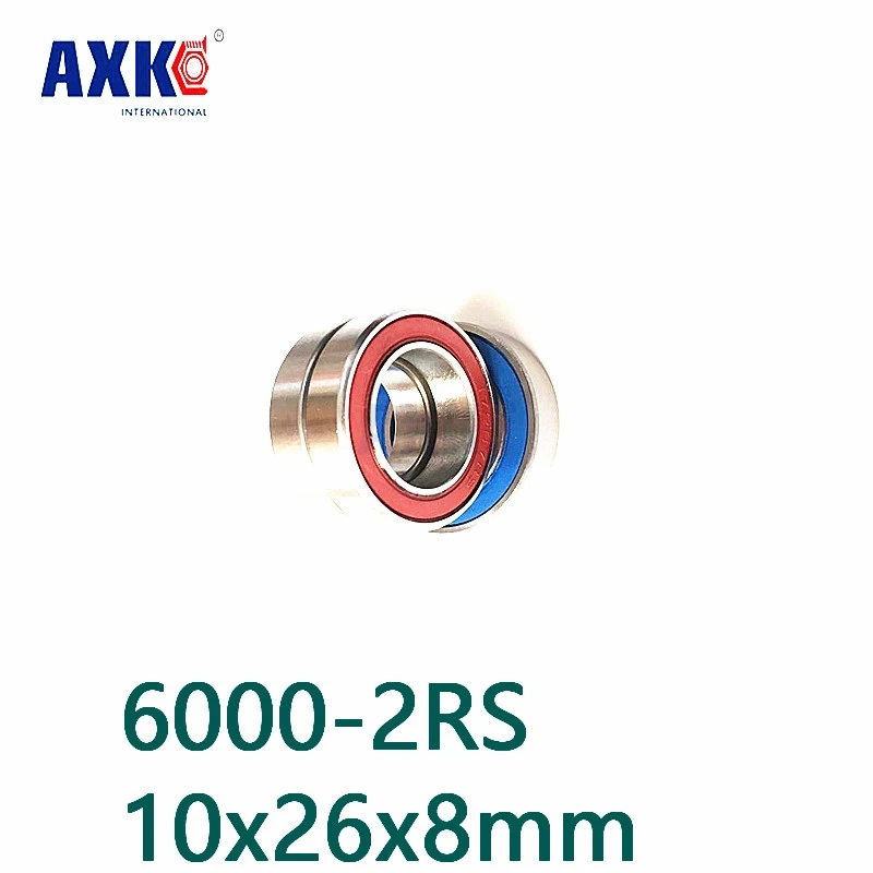 Axk Бесплатная доставка Si3n4 Гибридный Керамический шарикоподшипник 6000 2rs 10x26x8 мм