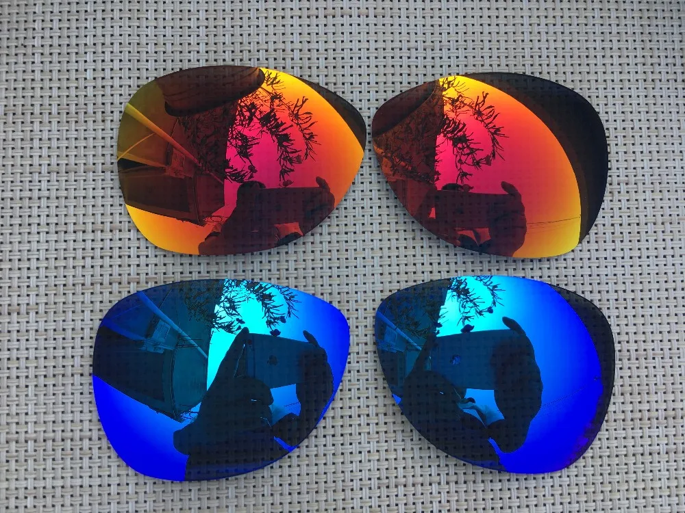 Kampire Ice Blue & Red поляризованные Сменные линзы для новых солнцезащитных очков Crosshair