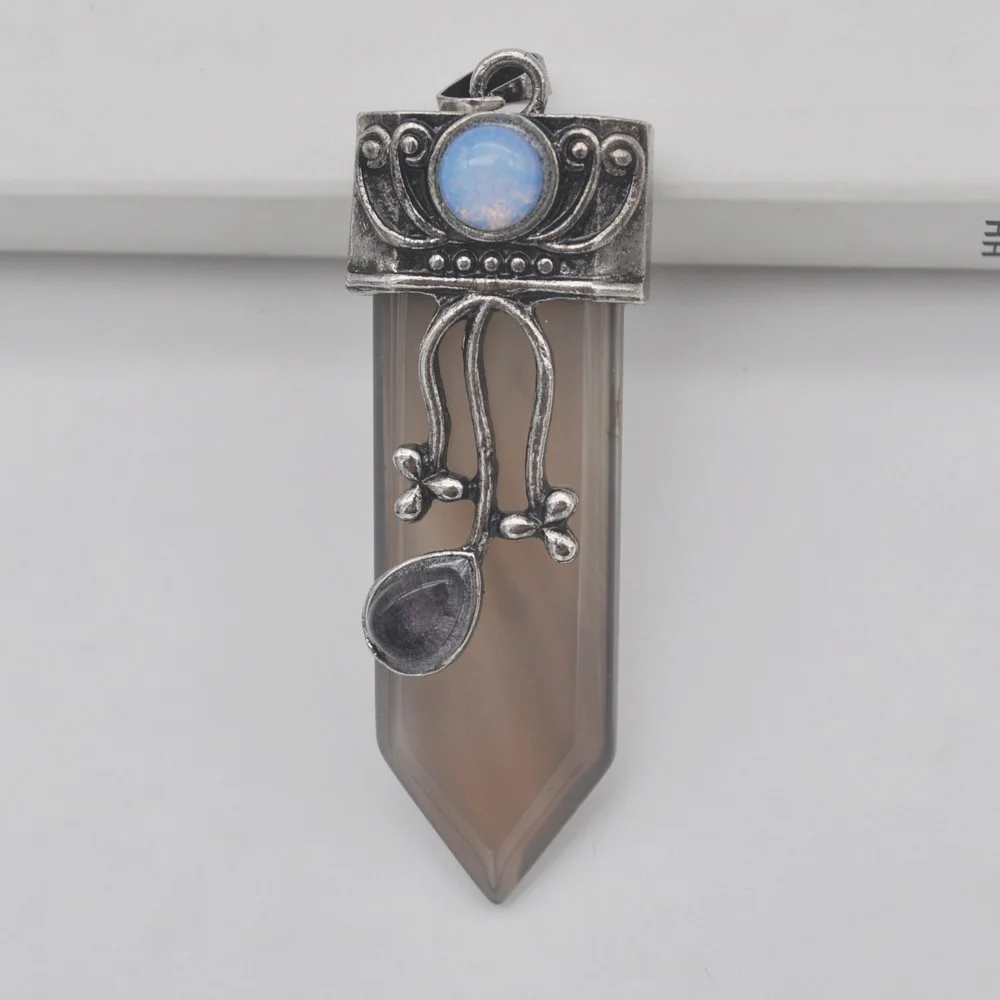 1 шт. женская подвеска с кристаллами и опалом | Украшения аксессуары