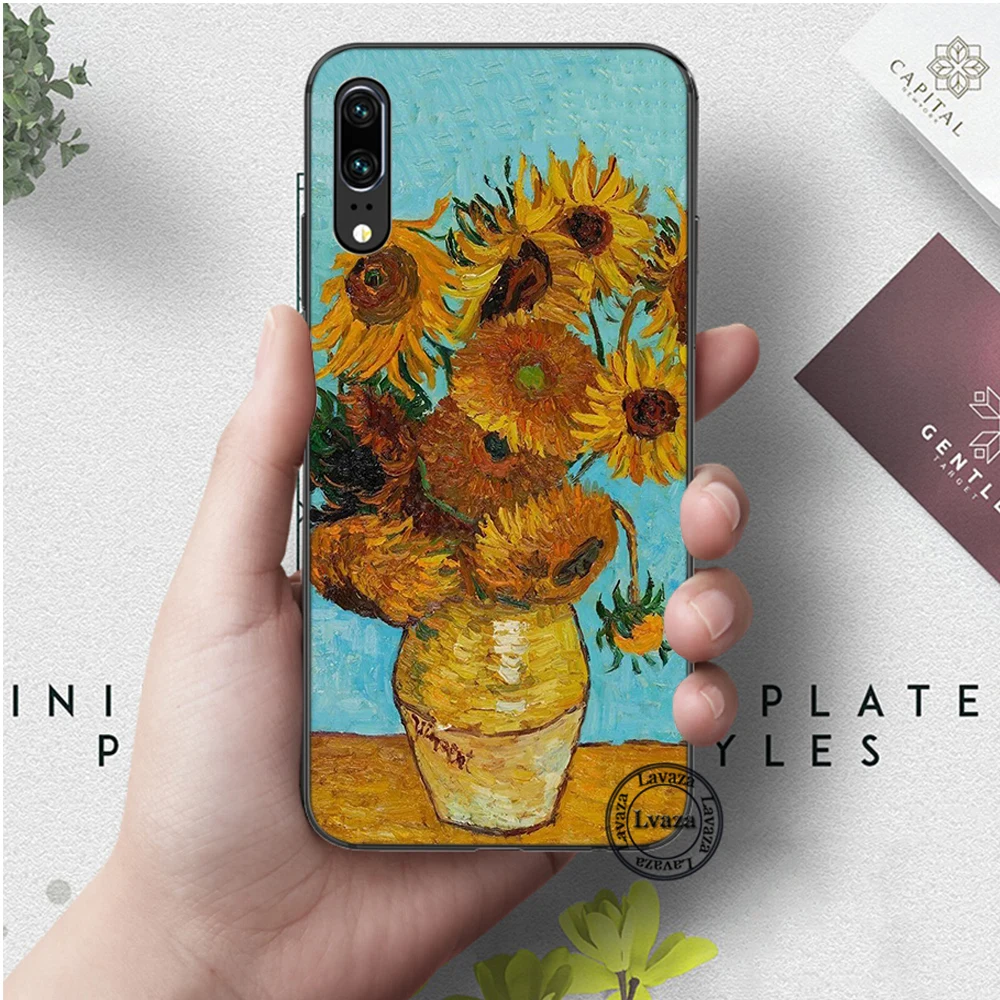 6 Силиконовый чехол с рисунком Ван Гога для huawei P8 Lite P9 Mimi P10 P20 Pro P Smart Z P30 - Цвет: 6