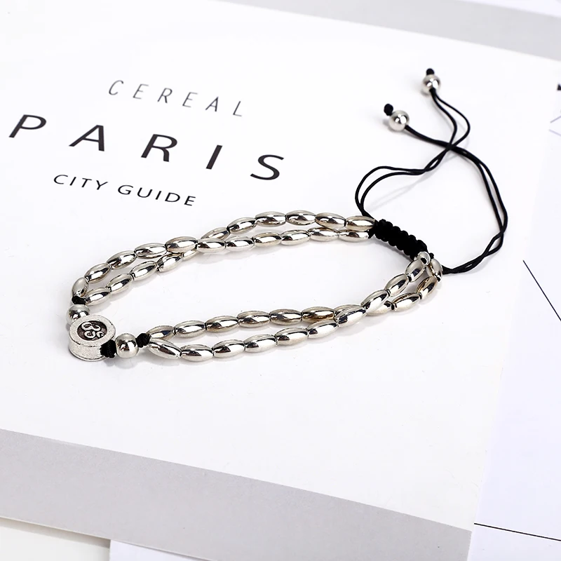 YAOLOGE Hot Sale Retro Ethnic Double layer Metal Beads Foot Decoration Fashion Starfish Beach Anklet Bohemian Style For Women | Украшения и