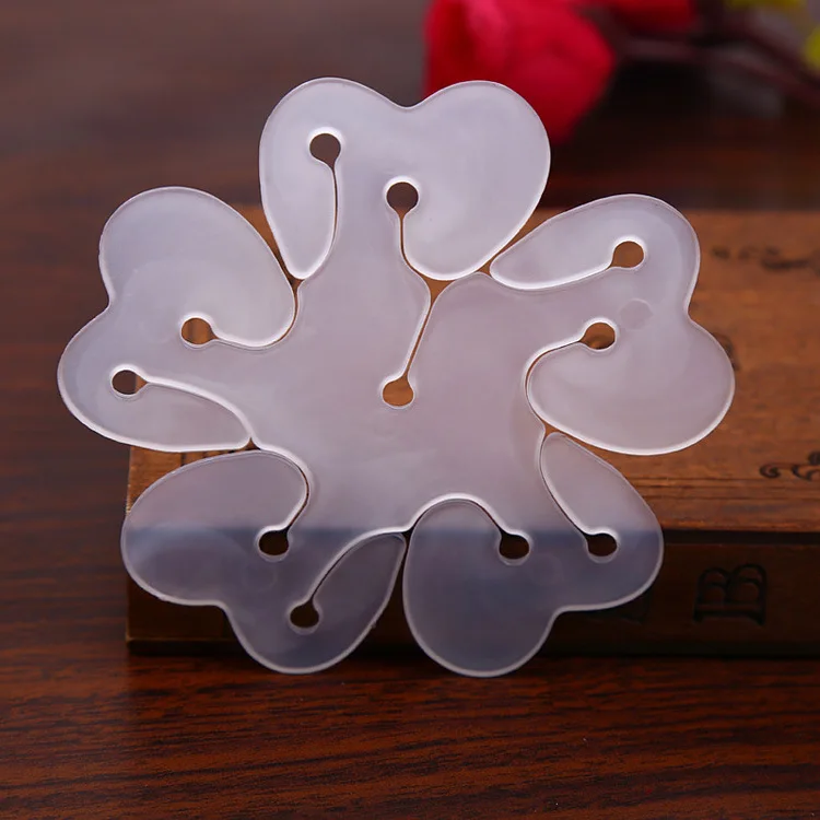 10pcs Flower Balloons Clip Baloon Globos Flor Decoration Accessories Plum Practical Foil Sealing Clamp | Дом и сад