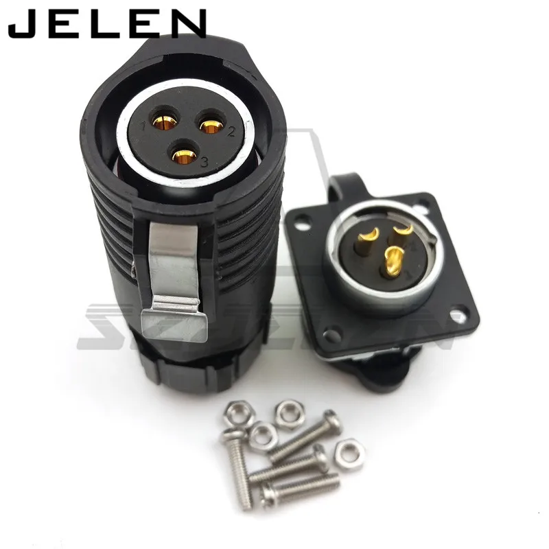 XHE20, IP67 3-контактный водонепроницаемый соединитель, 3-контактный водонепроницаемый соединительный кабель, промышленный проводной разъем, 3-контактный разъем и вилка