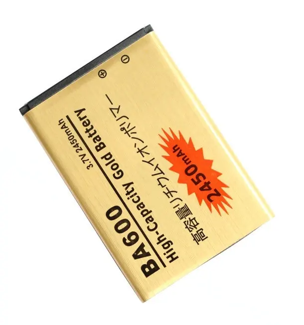 Ciszean 1x2450 мА/ч BA600 3.7VDC золото запасная Li-Ion Батарея для U Кумкват ST25i ST25C мА/ч.