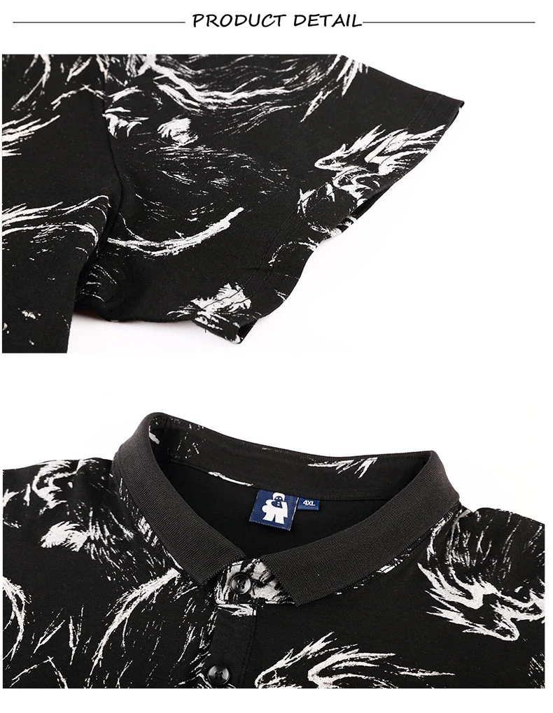 Новая Винтажная Мужская рубашка поло 5XL 6XL 7XL размера плюс Мужская рубашка поло летняя повседневная Свободная рубашка поло с коротким рукавом для больших мужчин