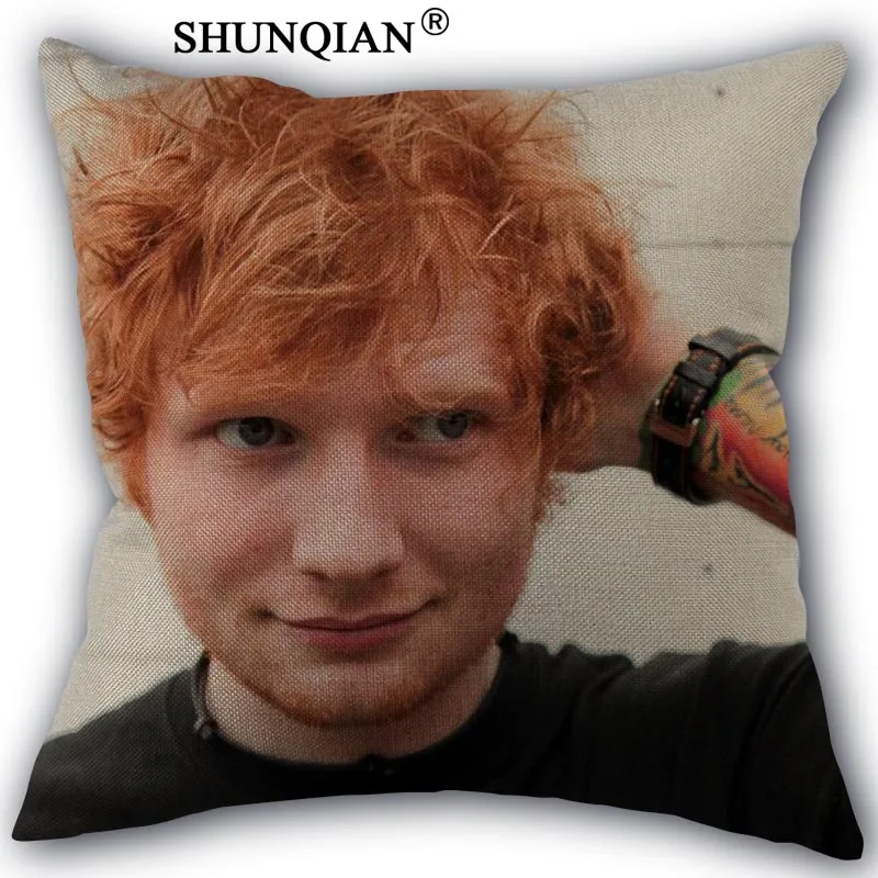 Ed Sheeran наволочка хлопок лен тканая Наволочка на заказ Наволочка для подушек в спальне Декоративные Чехлы на подушку для дома или офиса, декоративные - Цвет: Pillowcase