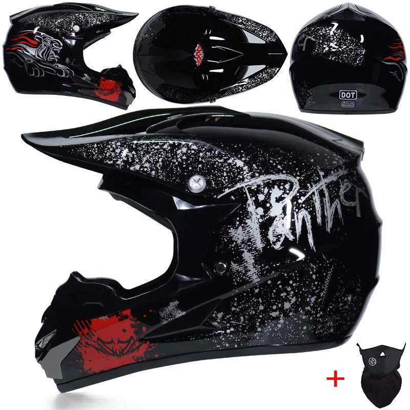Полнолицевой мотоциклетный шлем Cross capacete Мотокросс внедорожный ATV MTB горные гонки Casco DOT утвержден