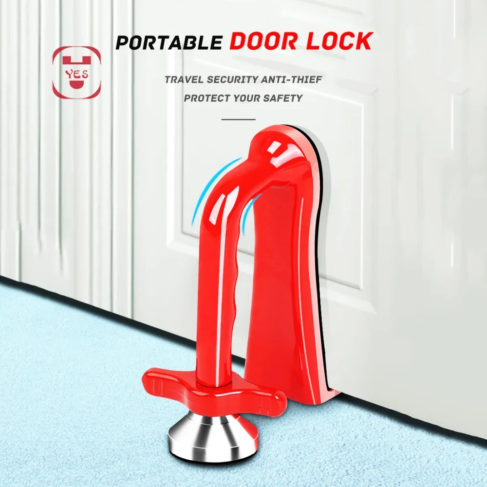 Да портативный дверной замок ограничитель для самозащиты персональная защита