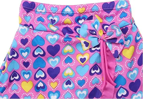 Детский купальник для девочек купальный костюм двойка с юбкой пляжный лета