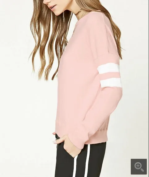 Радость Душу Населения Женщины Толстовки Лоскутное О-Образным Вырезом Пуловеры