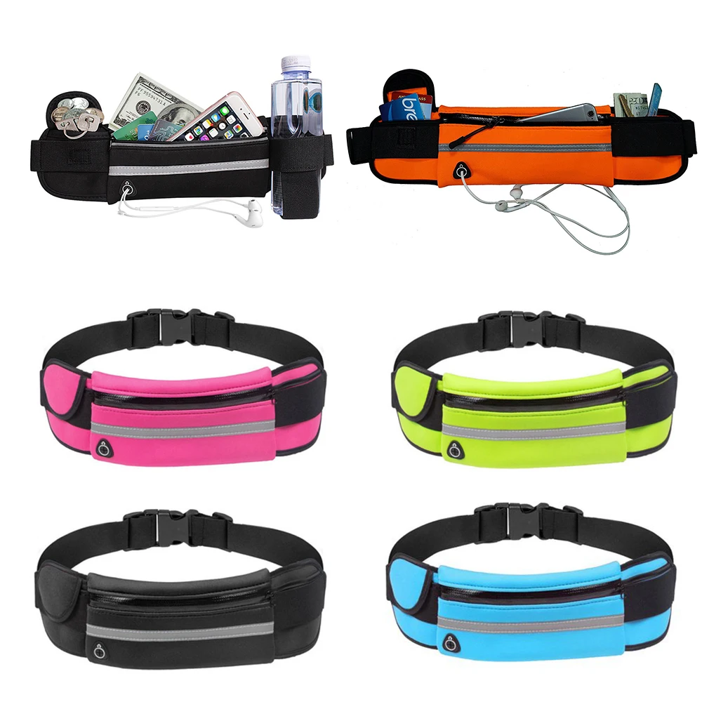 2019 waist bag belt men women fashion sport banana pouch money phone on handy bum bag waistbag fanny pack color travel accessory free global shipping