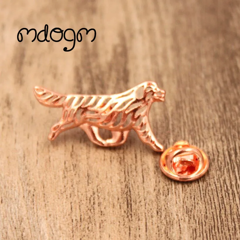 Mdogm Newfoundland Dog Animal Brooches And Pins Birthday Suit Cute Funny Metal Small Collar Badges Gift For Male Men B123 | Украшения и