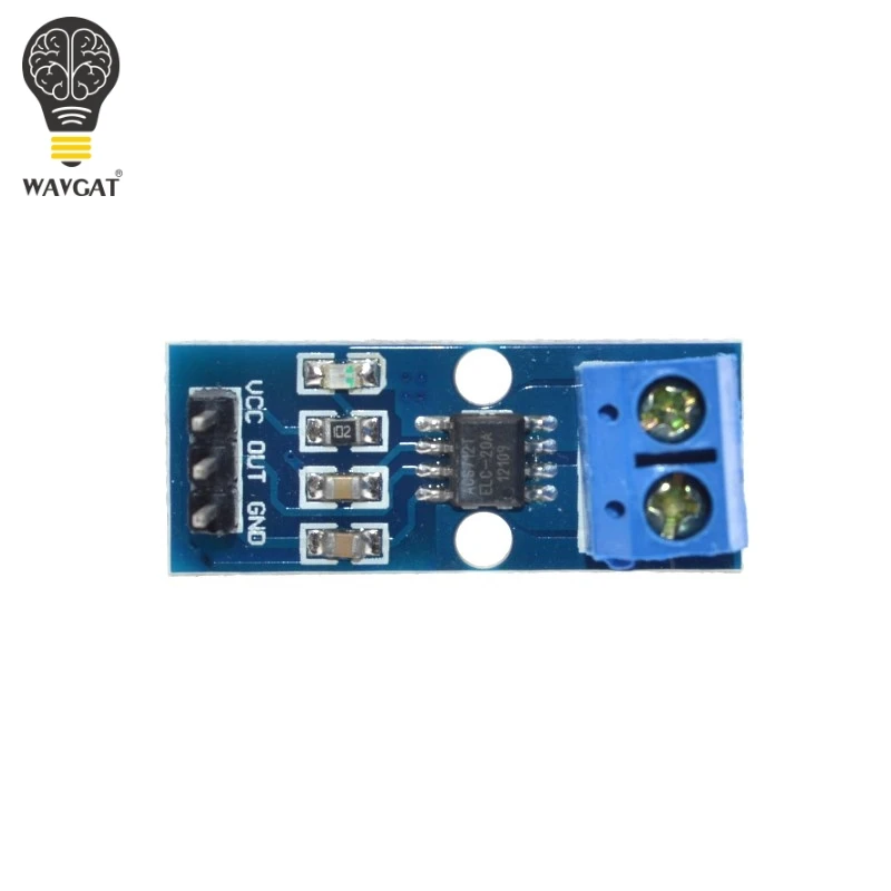 Модуль датчика тока зала WAVGAT горячая Распродажа ACS712 20A модуль для Arduino 20A|hot sale|module