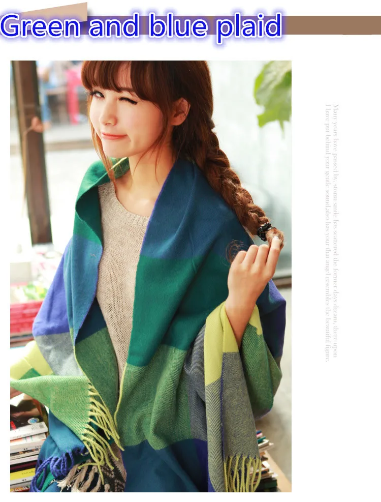 scarf Scarves High Quality New2014 Winter Fashion Long Large Warm cotton free shipping fashion C0025A | Аксессуары для одежды