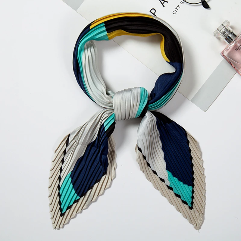 Женский маленький шелковый квадратный шарф шарфы для волос женские