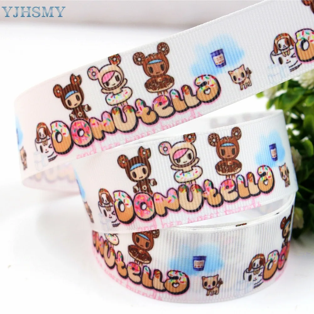 YJHSMY H 17518 674 25 мм 10 ярдов мультфильм животных шаблон теплопередачи DIY ручной работы