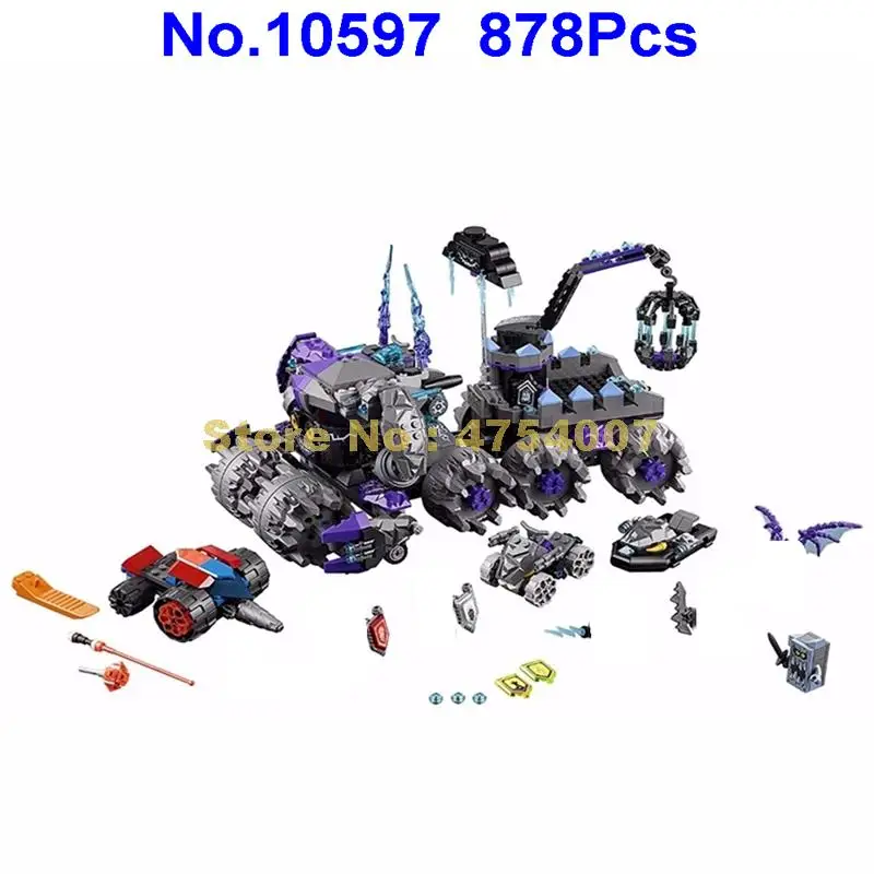 10597 878 шт Рыцари штаба Бела строительный блок 7 фигурок 70352 игрушка