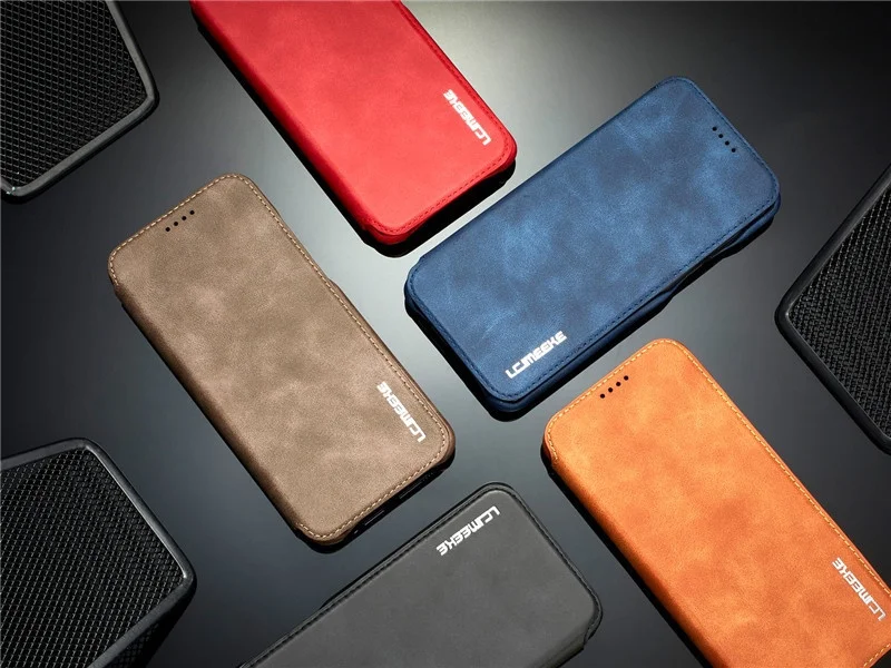 Роскошный кожаный чехол для samsung S8, S9 Plus, S7 Edge, Note 9, 8, откидной Чехол-Кошелек для iPhone X, 8, 7, 6, 6S Plus, для huawei P20 Pro Lite