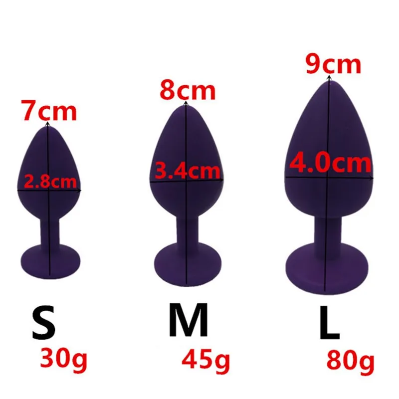 Силиконовая Анальная пробка 3 цвета искусственная кожа Сексуальная Романтика