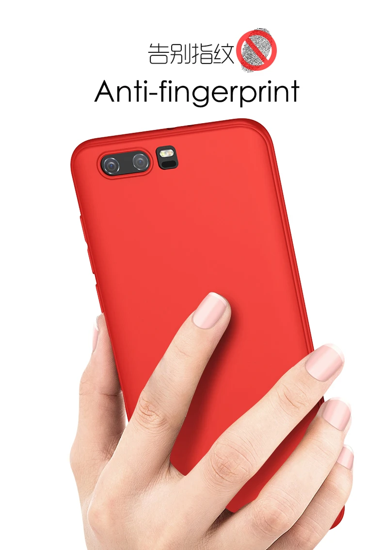 GU JIANG Luxury Soft Silicone Phone Bag for Huawei Honor 9 Full Cover Anti-fingerprint Thin Protector Case Shield Honor9 |