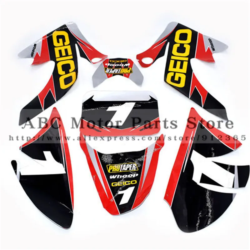 3 м клейкие наклейки графическая наклейка для CRF 50 SSR XR50 Kayo KR110 YY70 грязная яма