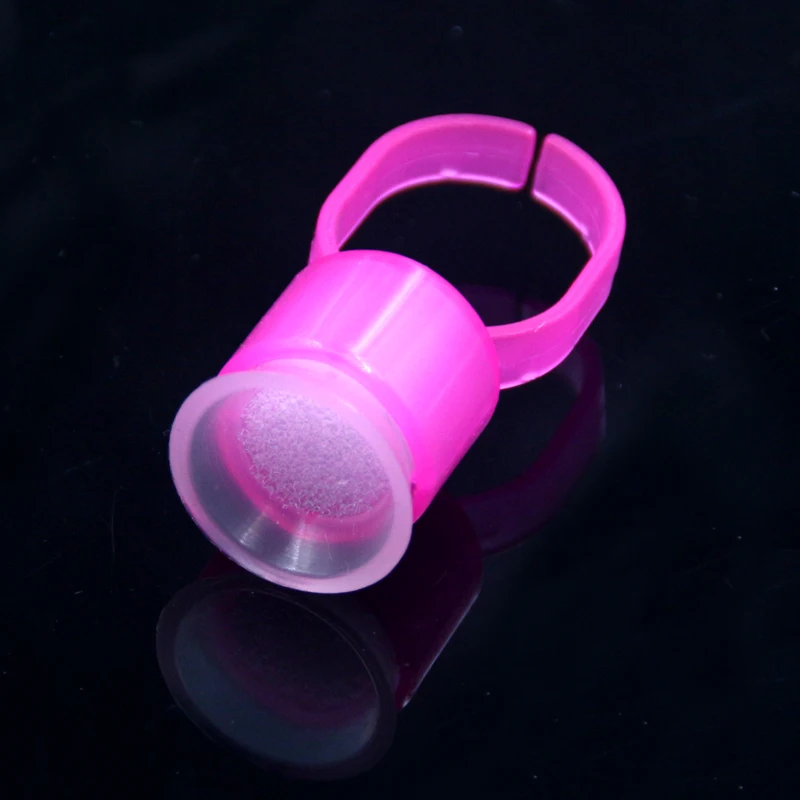 100 шт. стерилизационная посылка розовое кольцо для татуировки Женская чашка