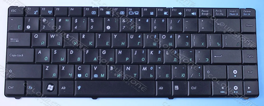 Клавиатура для ноутбука asus K40 K40AB черная клавиатура K40AN K40E K40IJ K40IN RU Русская