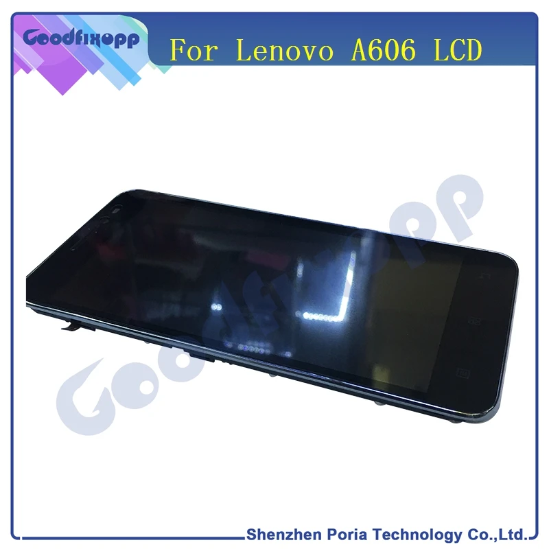 Оригинальный ЖК-дисплей для Lenovo A606 сенсорный экран дигитайзер в сборе с рамкой