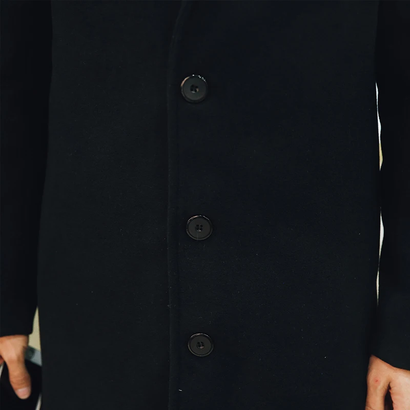 Мужское длинное пальто с отворотом, большие размеры S, M L XL 2XL 3XL 4XL 5XL, синий, красный, черный, хаки от AliExpress RU&CIS NEW