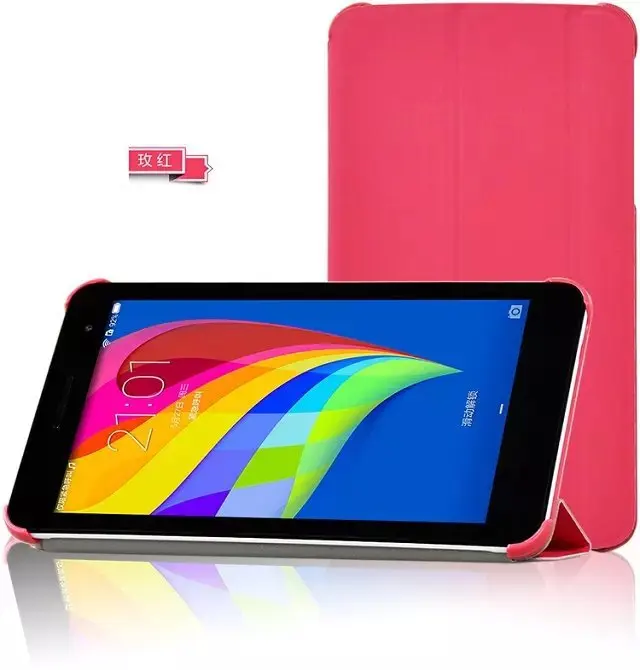 Тонкий легкий кожаный чехол с откидной крышкой и подставкой для Huawei Mediapad T1 7 0 1 5 2 8