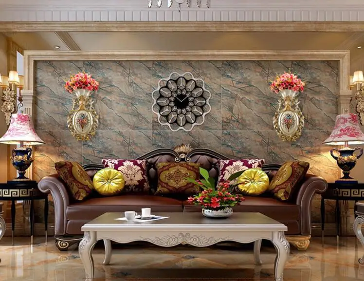 Европейская настенная ваза из смолы украшение для дома гостиной дивана фоновые