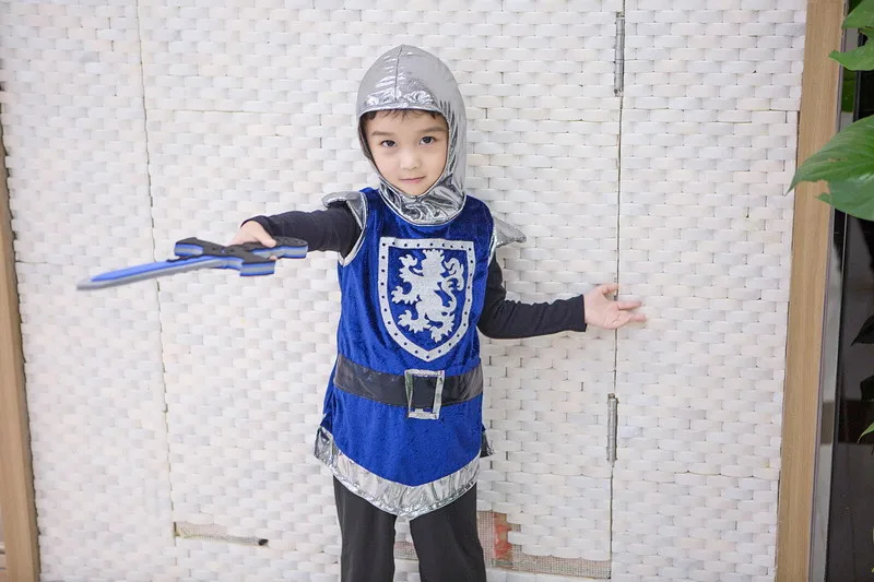 Одежда для маленьких мальчиков Valiant рыцарь воин костюм с меч детский подарок ко