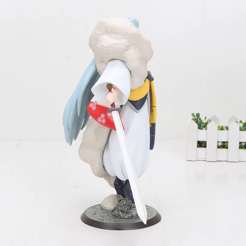 Inuyasha Yasha рисунок Sesshoumaru ПВХ расписная коллекция кукла аниме фигурки модель игрушки 18 см