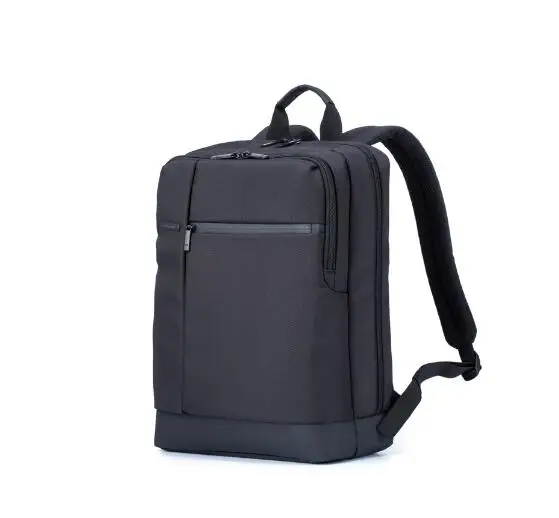 black Xiaomi черный рюкзак классический бизнес рюкзаки 17L ёмкость студентов сумка для ноутбука для мужчин женщин сумки - Цвет: black