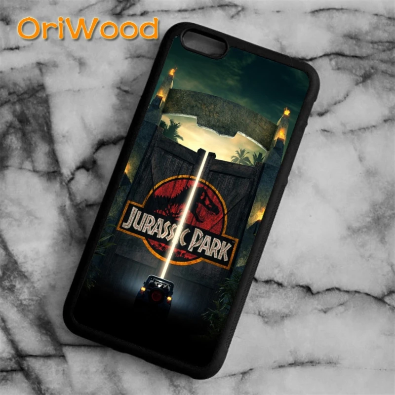 Чехол с рисунком динозавра из фильма Парк Юрского периода OriWood для iPhone 6 s 7 8 plus X XR XS