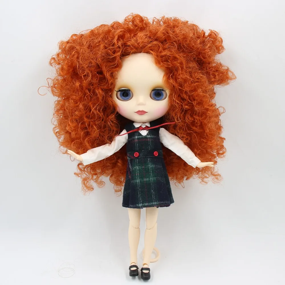 Icy factory шарнирная кукла blyth toy каштановые волосы соединение тела белая кожа BL2231/2237 30 см 1/6