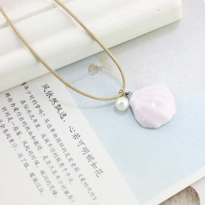 Богемные Керамические Подвески для колокольчиков Очаровательное ожерелье