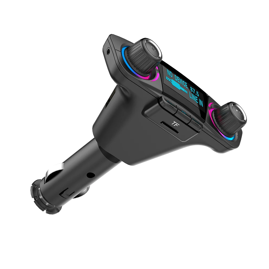 Fm-передатчик Bluetooth 4 0 автомобильный комплект громкой связи TF AUX MP3 плеер с двойным