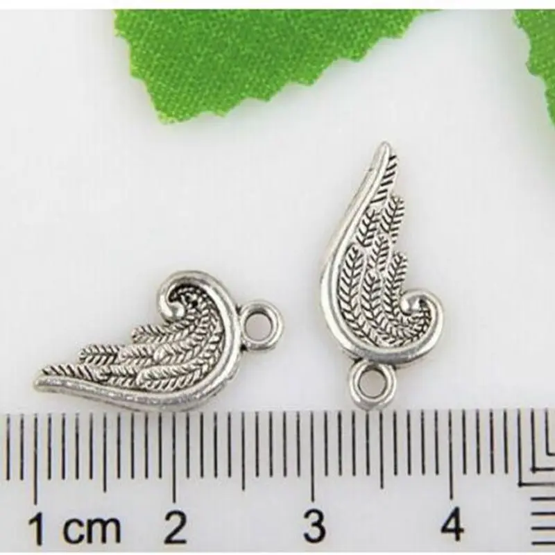 Подвеска Крыло ангела для изготовления ювелирных изделий тибетская Серебряная