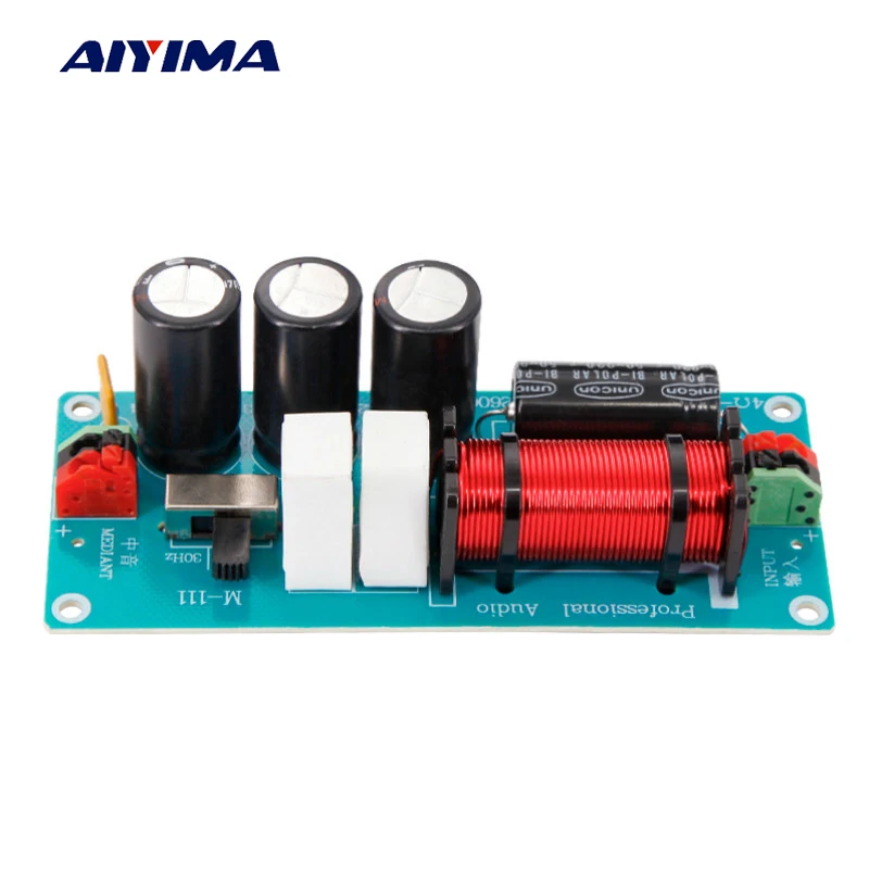 AIYIMA 1 шт. Динамик Профессиональный делитель частоты 150W Портативный Колонка НЧ
