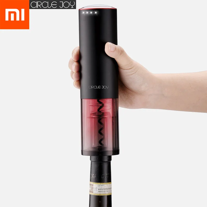 Новинка, Xiaomi Mijia Circle Joy, умный автоматический Электрический штопор, штопор для бутылок, набор, беспроводной, с фольгой, Cutte