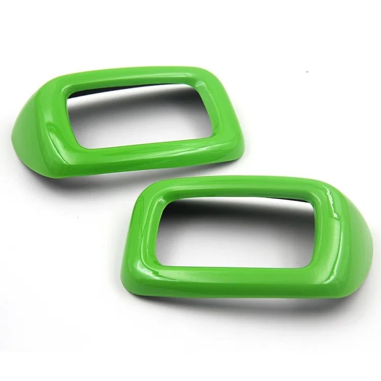 2 шт. ABS автомобильное заднее сиденье безопасности Ремень Пряжка Крышка отделка крышки украшения для MINI COOPER Clubman F54 аксессуары для интерьера - Название цвета: Зеленый