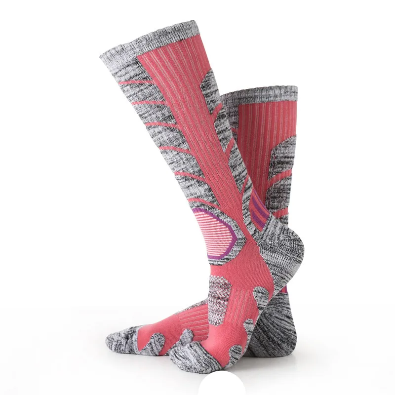 2 пары/партия зимние Термальность лыжные Носки хлопчатобумажный спортивный