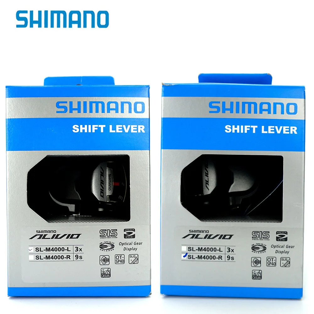 SHIMANO ALIVIO SL M4000 рычаг переключения скоростей 3x9S 27 рычаг переключения скоростей триггер с внутренними кабелями 3s 9s варианты