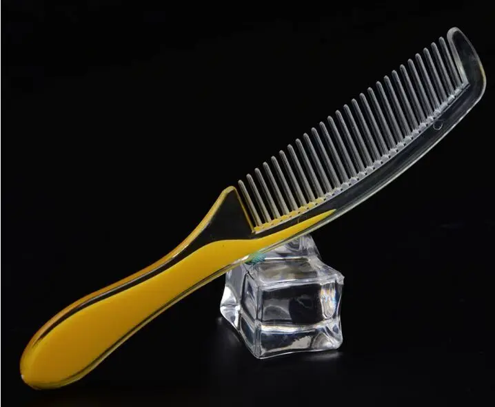 Бесплатная доставка 100 шт./лот двухцветная пластиковая одноразовая расческа
