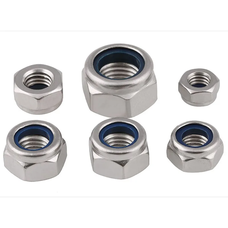 Stainless Steel LocKnut 316 Lock Nut Non-Slip M2M2.5M3M4M5M6M8M10M12 10 Pcs | Обустройство дома