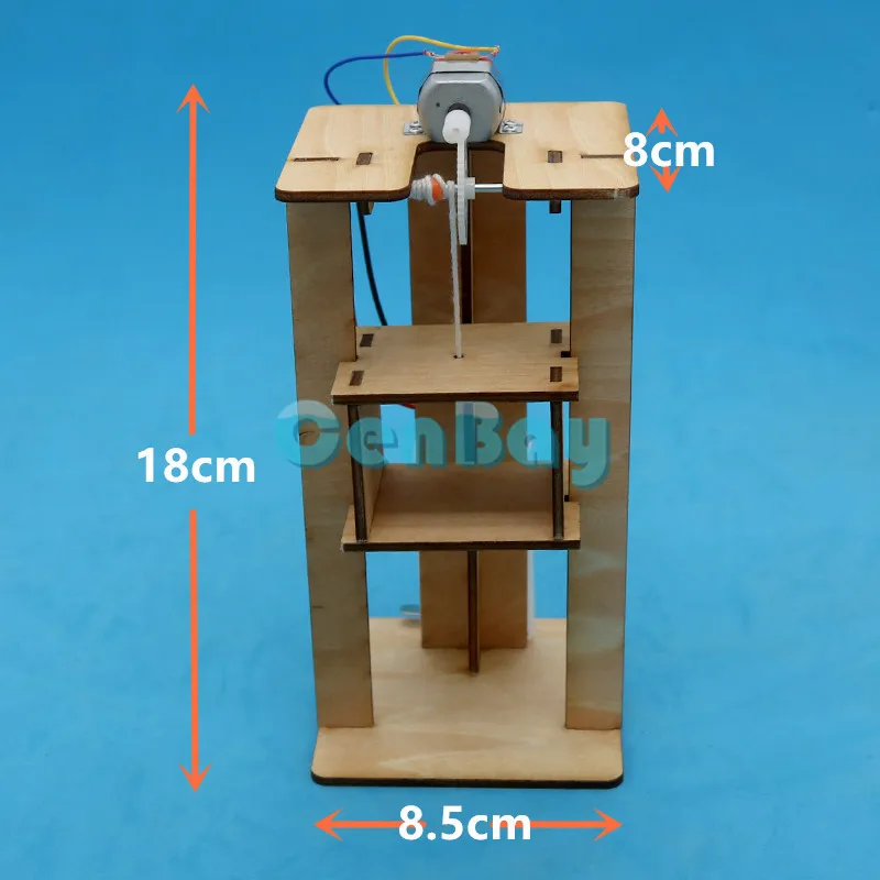 DIY Деревянные подъемные игрушки собранные модели подъемников наборы для